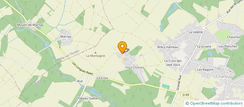 localisation de l'entreprise LE DRAKKAR  CHARBUY