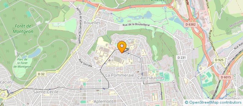 localisation de l'entreprise LE DRAKKAR à LE HAVRE