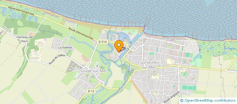 localisation de l'entreprise LE DRAKKAR à COURSEULLES-SUR-MER