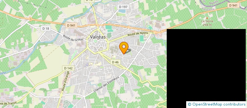 localisation de l'entreprise LE DRAPEAU DE PROVENCE à VALREAS
