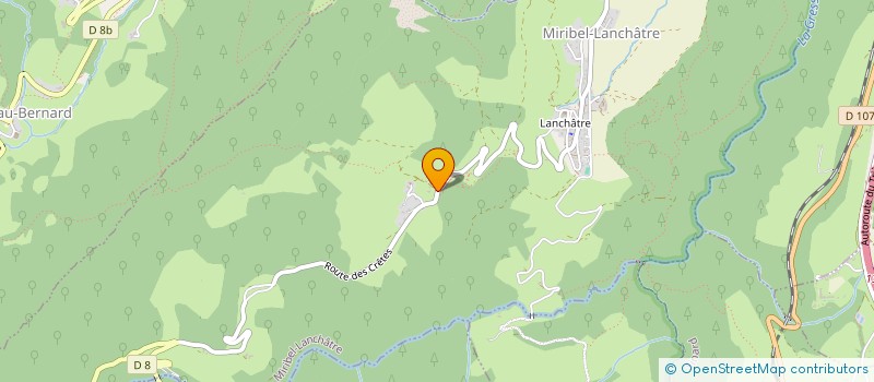 localisation de l'entreprise LE DRAYOU  MIRIBEL-LANCHATRE