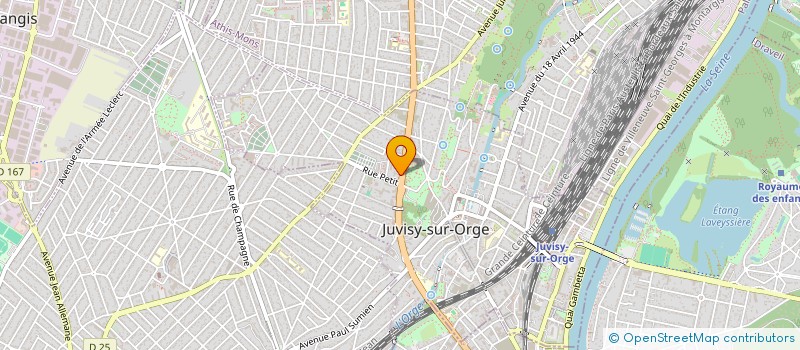 localisation de l'entreprise LE DREAM à JUVISY-SUR-ORGE