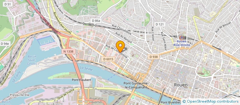 localisation de l'entreprise LE DREAM à ROUEN