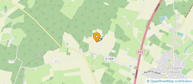 localisation de l'entreprise LE DREAM  LA CHAPELLE-D'ALIGNE