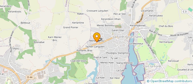 localisation de l'entreprise LE DREAU à LA FORET-FOUESNANT