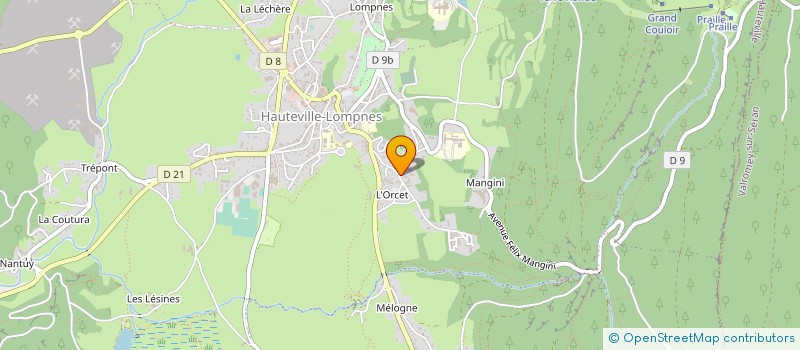 localisation de l'entreprise LE DREFFIA à PLATEAU D'HAUTEVILLE