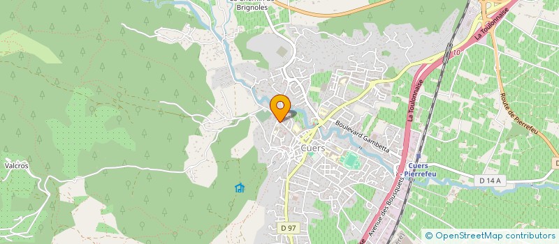 localisation de l'entreprise LE DRESSING DE 2 MAINS  CUERS