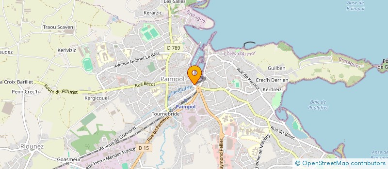 localisation de l'entreprise LE DRESSING DE JULIETTE  PAIMPOL