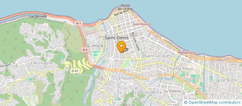 localisation de l'entreprise LE DRESSING DE SHANA à SAINT-DENIS