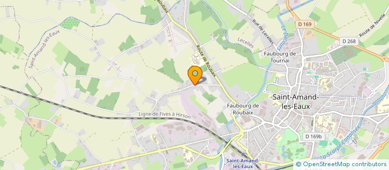 localisation de l'entreprise LE DRESSING DES MARQUES  SAINT-AMAND-LES-EAUX