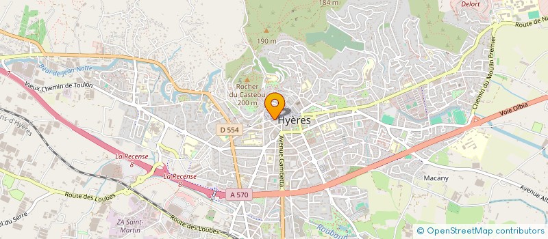 localisation de l'entreprise LE DRESSING DES PETITS  HYERES