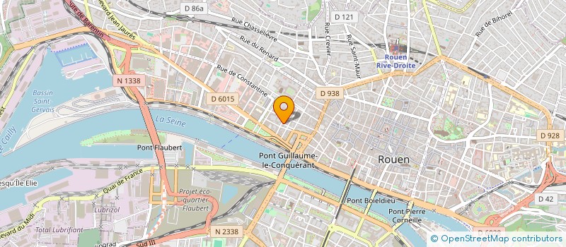 localisation de l'entreprise LE DRINK'EAT à ROUEN