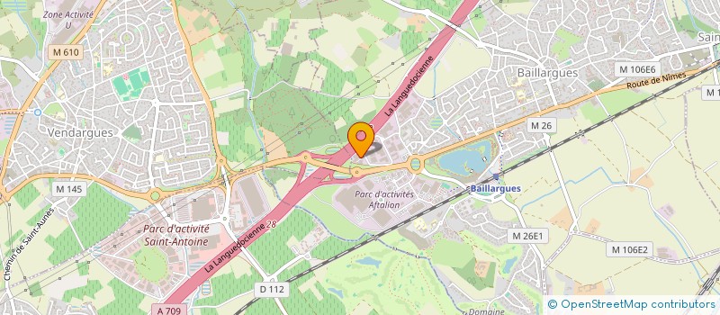localisation de l'entreprise LE DRIVE EN VRAC à BAILLARGUES