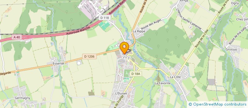 localisation de l'entreprise LE DRIVE VERDI à VIRY