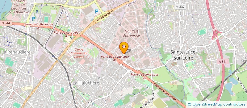 localisation de l'entreprise LE DRIVING  NANTES