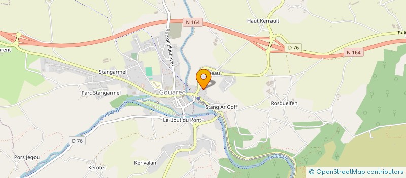 localisation de l'entreprise LE DROGO à BON REPOS SUR BLAVET
