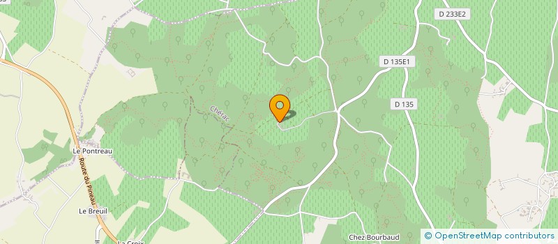 localisation de l'entreprise LE DROGUET à CHERAC