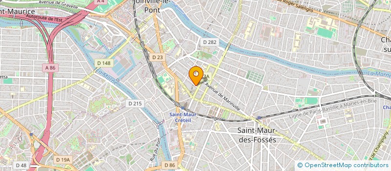 localisation de l'entreprise LE DROIT CHEMIN à SAINT-MAUR-DES-FOSSES