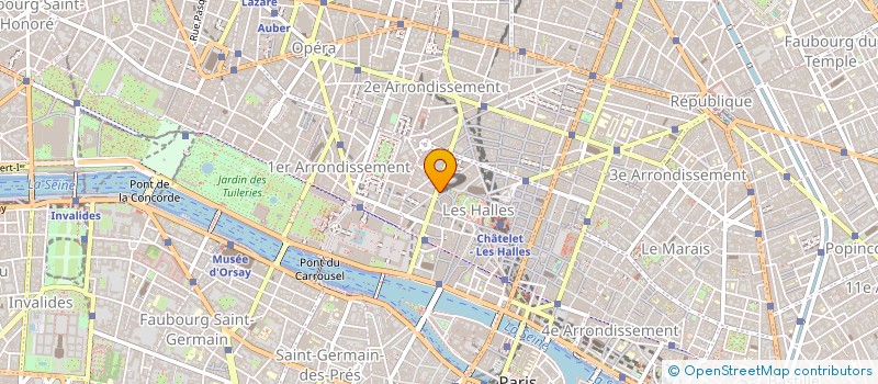 localisation de l'entreprise LE DROIT DE VIVRE à PARIS