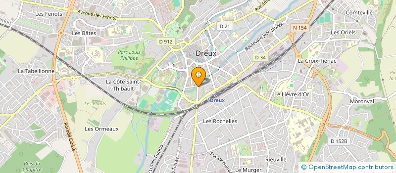 localisation de l'entreprise LE DROUAIS MAGAZINE à DREUX