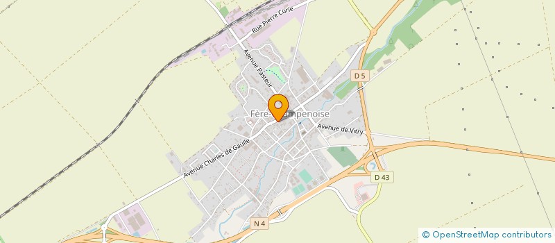 localisation de l'entreprise LE DRUGSTORE  FERE-CHAMPENOISE