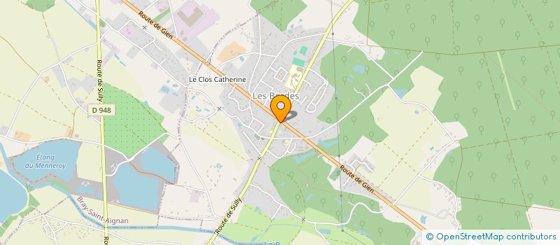 localisation de l'entreprise LE DRUGSTORE DES BORDES  LES BORDES