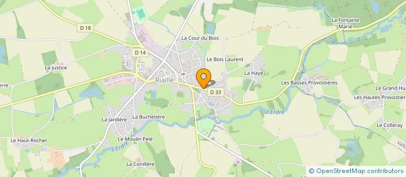 localisation de l'entreprise LE DRUIDE DU BOISILLET à RIAILLE