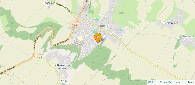 localisation de l'entreprise LE DU ET TARDY à AUNEUIL