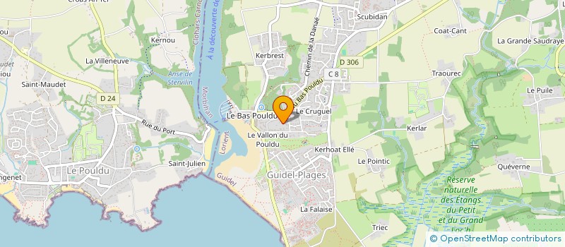 localisation de l'entreprise LE DU LYDIE  GUIDEL