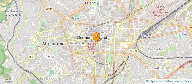 localisation de l'entreprise LE DU MANOIR à CLERMONT-FERRAND
