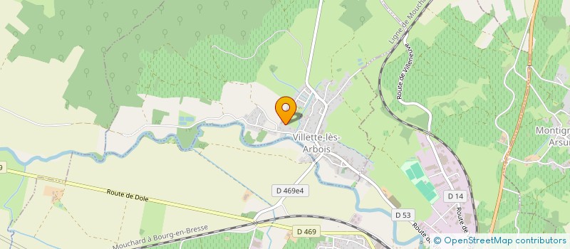 localisation de l'entreprise LE DU PERE ET FILS  VILLETTE-LES-ARBOIS