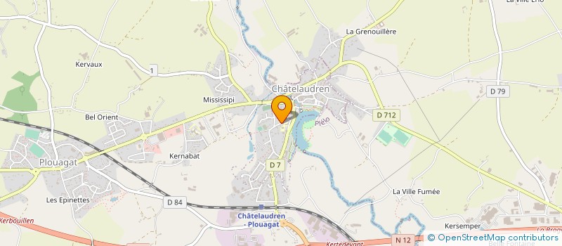 localisation de l'entreprise LE DU SERVICES à CHATELAUDREN-PLOUAGAT