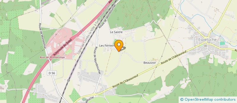 localisation de l'entreprise LE DUC à ALLAN