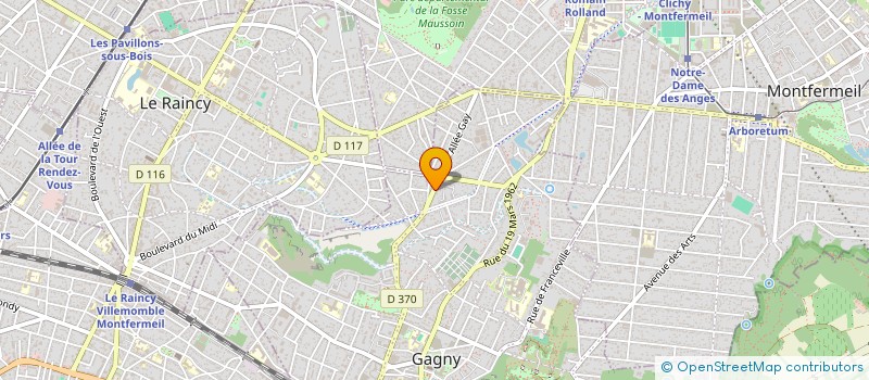 localisation de l'entreprise LE DUC DE CHARTRES à GAGNY