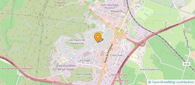 localisation de l'entreprise LE DUC ENERGIES à NARBONNE