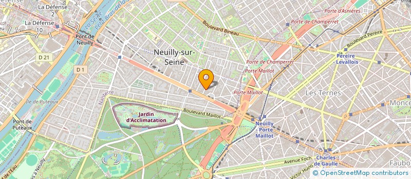 localisation de l'entreprise LE DUC PRODUCTION à NEUILLY-SUR-SEINE