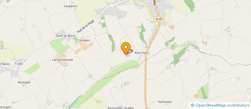 localisation de l'entreprise LE DUFF à PLOMODIERN