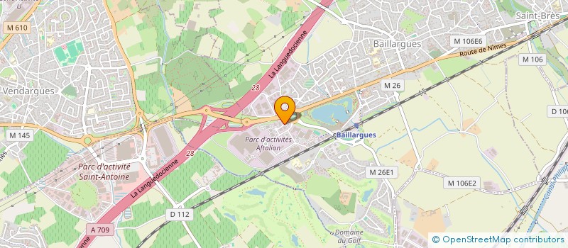 localisation de l'entreprise LE DUKE MOOV à BAILLARGUES