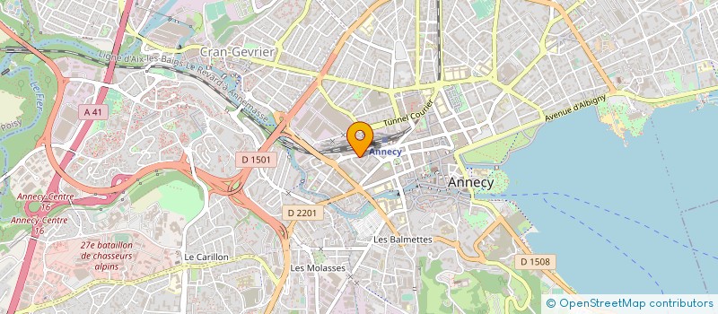 localisation de l'entreprise LE DUO à ANNECY