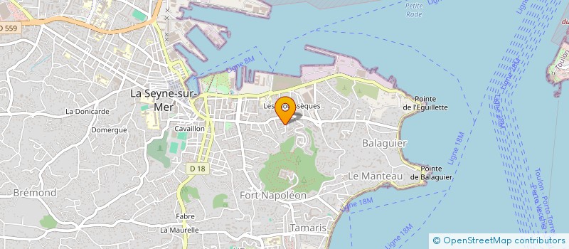 localisation de l'entreprise LE DUO  LA SEYNE-SUR-MER