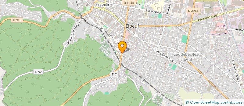 localisation de l'entreprise LE DUO DE LIONS 76  ELBEUF