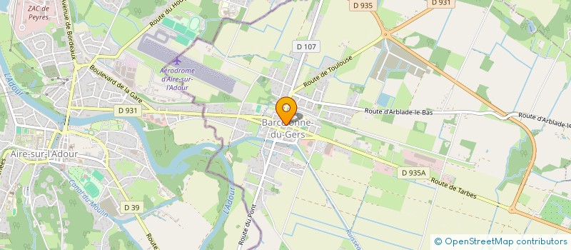 localisation de l'entreprise LE DUO DES DELICES  BARCELONNE-DU-GERS