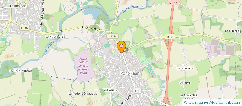 localisation de l'entreprise LE DUPLEX  CHARTRES-DE-BRETAGNE