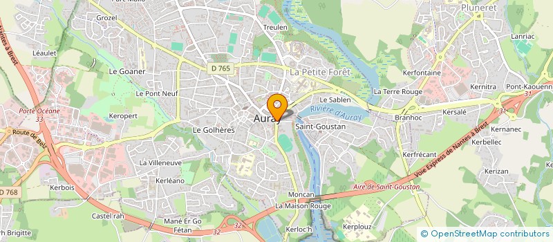 localisation de l'entreprise LE DUPLEX à AURAY