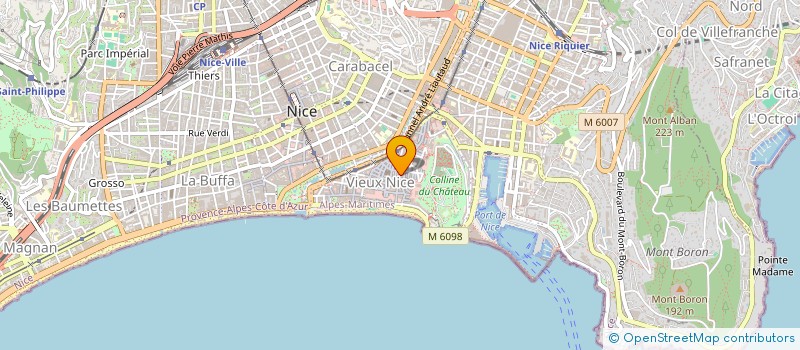 localisation de l'entreprise LE DUPLEX à NICE