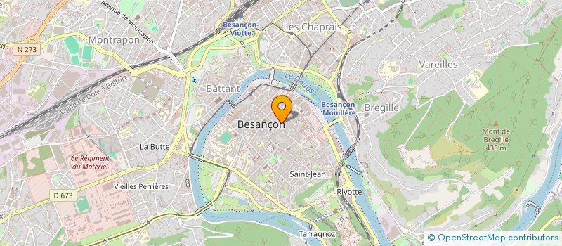 localisation de l'entreprise LE DUPLEX à BESANCON