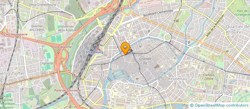 localisation de l'entreprise LE DUPLEX  STRASBOURG