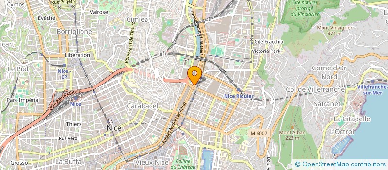 localisation de l'entreprise LE DUPLEX  NICE
