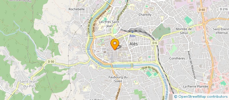 localisation de l'entreprise LE DUPLEX  ANDUZE