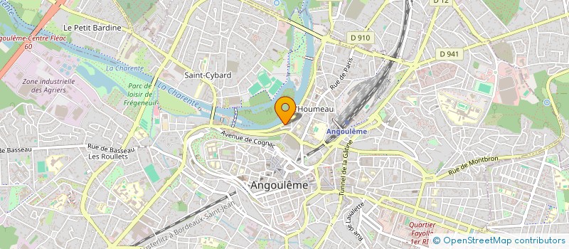 localisation de l'entreprise LE DUPLEX à ANGOULEME